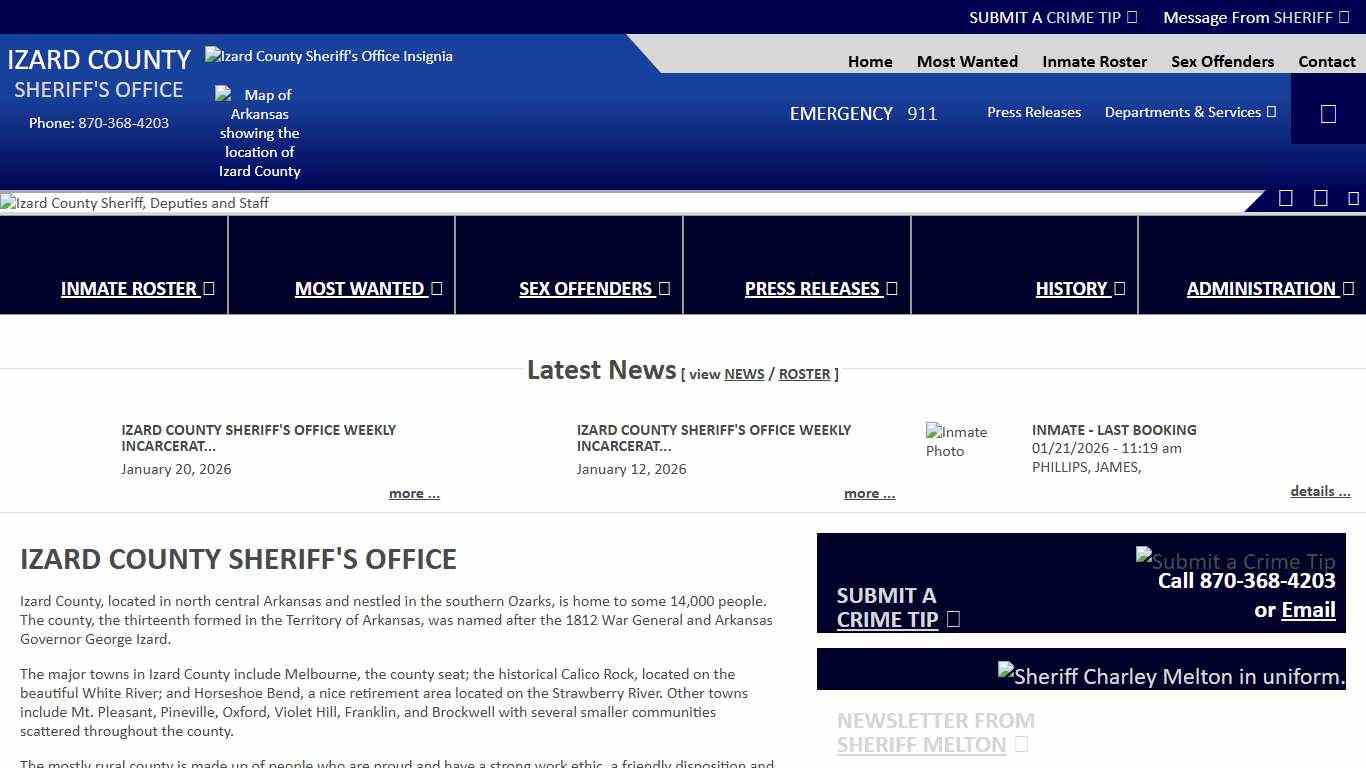 Izard County Sheriff AR