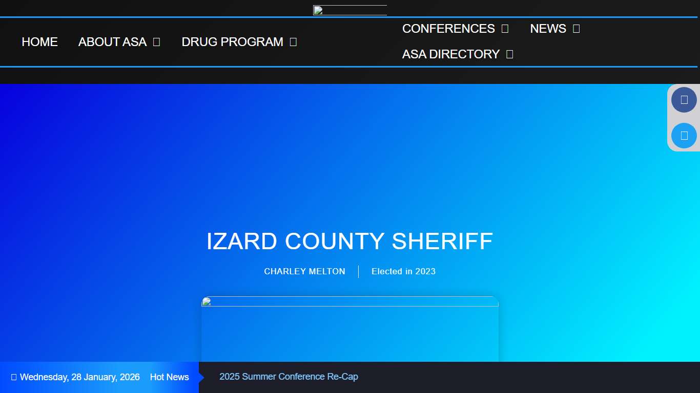 IZARD COUNTY SHERIFF – Arkansas Sheriff Association